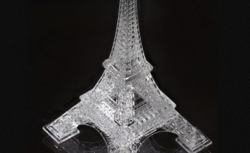 Novel Process for 3D-Printing Macro-Sized Fused Silica Parts with Hi-Res Features