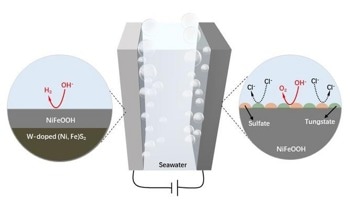 Generating Hydrogen Sustainably Using Seawater Electrolysis