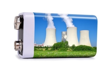 Nuclear Battery That Converts Energy to Light and Electricity