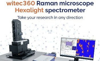 witec360 Raman Microscope with Hexalight Spectrometer Launched