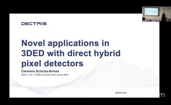 Novel Applications in 3D ED Using Direct Electron Hybrid Pixel Detectors