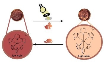 Switching Spin States in Manganese Ions with Light