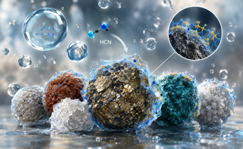 Aerosol Droplets Turned Cyanide and Minerals Into Complex Hybrid Materials