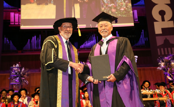 Atsushi Horiba OBE, Chairman & Group CEO of HORIBA, Ltd., Named Honorary Fellow of University College London