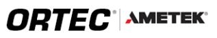 ORTEC logo.
