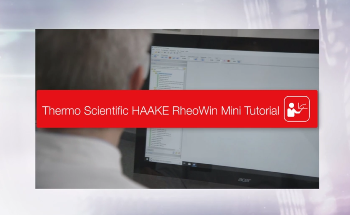 HAAKE RheoWin Software Test Procedure Library