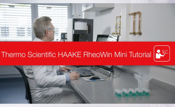Creating a Test Procedure in the HAAKE RheoWin Software