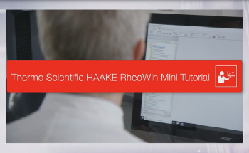 HAAKE RheoWin Software General Settings