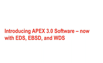 Introducing APEX 3.0 Software: EDS, EBSD, and WDS Integration