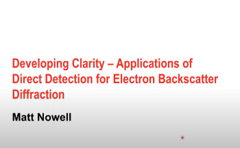 Applications of Direct Detection in Electron Backscatter Diffraction