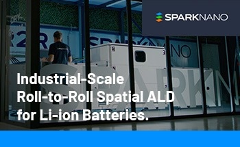 Industrial-Scale Roll-to-Roll Spatial Atomic Layer Deposition for Li-ion Batteries