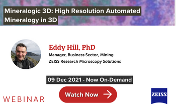 Mineralogic 3D: High Resolution Automated Mineralogy in 3D