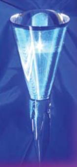 Precision machined fused silica solar concentrator for NASA