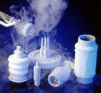 Cryogenic testing of hermetic products