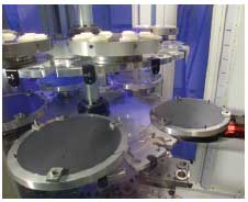 The Hauser jig grinder with robotic automation.