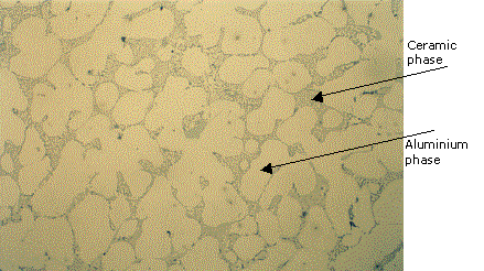 AZoM - Metals, ceramics, polymers and composites : microstructure of metal ceramic interpenetrating composite