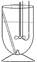 Mount a stirrer propeller