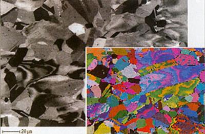 AZoM - Metals, Ceramics, Polymer and Composites : Grain Size Analysis – Electron Backscatter Diffcation, Channelling Contrast Imaging and Other Techniques