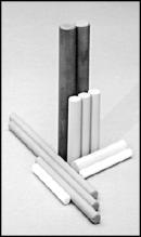 Ceramic rod and pin samples