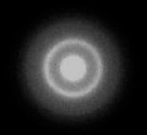 AZoJomo - The AZO Journal of Materials Online - Typical TEM microstructure of the HA splat (a) taken at the splat fringe, showing the predominant presence of amorphous calcium phosphate (ACP), as suggested by a selected diffraction pattern (b).