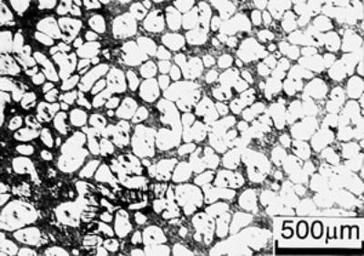 AZoJomo - AZoM Journal of Materials Online - Microstructures of AC4CH alloy specimens Ex. 5 insertion at 888K with cooling rate of 4.8K/min.