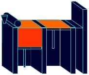 Schematic of a 3DP setup.